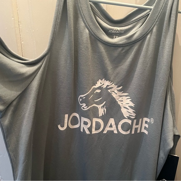 NWT 90s Y2K Vintage Jordache Jeans Cold shoulder sweater 2x - Picture 2 of 3